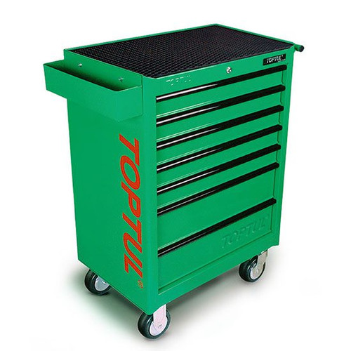 جعبه ابزار 227 پارچه 7 کشو سبز تاپ تول GCAI0001