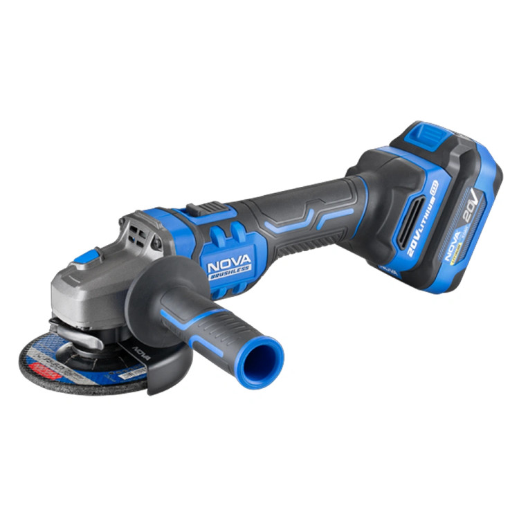 مینی فرز شارژی 20 ولت براشلس 2 باتری 4 امپر ساعت برند نووا مدل 7737