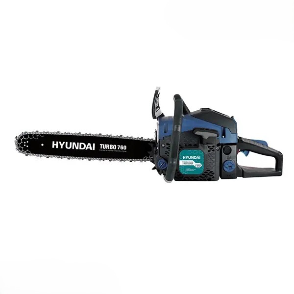 اره زنجیری بنزینی مدل TURBO-760 برند هیوندا 55 سانت 2550 وات
