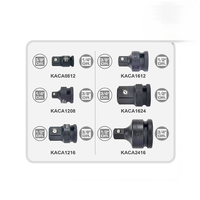 مجموعه اداپتور 6 عددی (تبدیل) فشار قو برند تاپ تول مدل GDAI0602