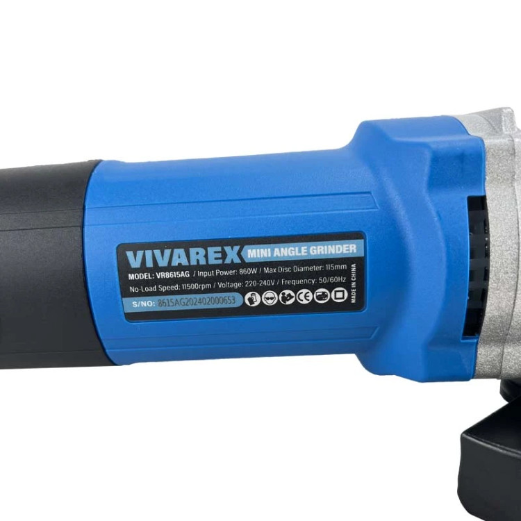 مینی فرز 115 میلیمتر 860 وات ویوارکس مدل VR8615-AG